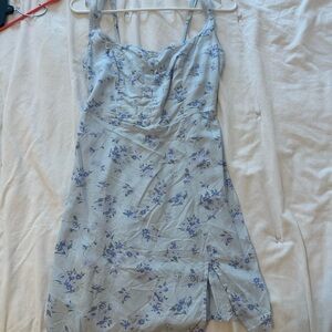 Abercrombie & Fitch Blue Floral Mini Dress